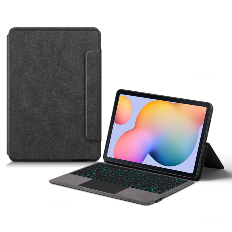 Kožené pouzdro na tablet Samsung Galaxy Tab S6 Lite s podsvícením klávesnice Bluetooth Kožené pouzdro na tablet Samsung Galaxy Tab S6 Lite s podsvícením klávesnice Bluetooth